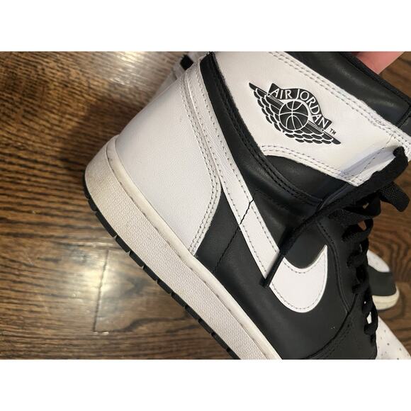 NIKE Air Jordan 1 Retro High Og Mens Shoes Size 12 Black/White main image 4
